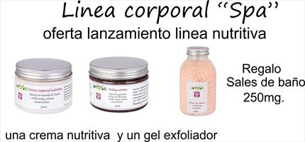 Oferta linea corporal bodynature nutritiva