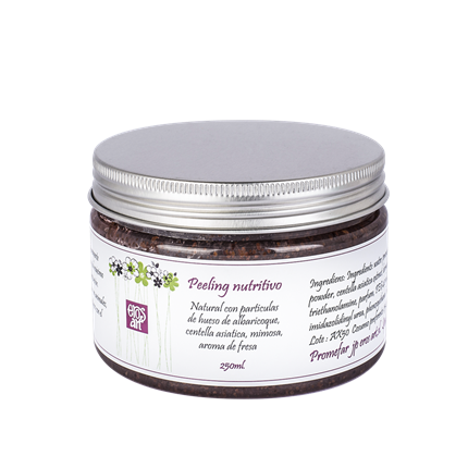 Peelin corporal nutritivo con aroma de fresa